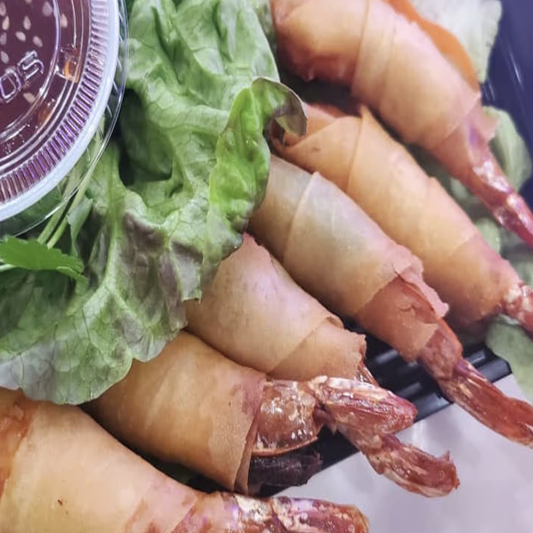A2. Shrimp Egg Rolls (6 pcs)