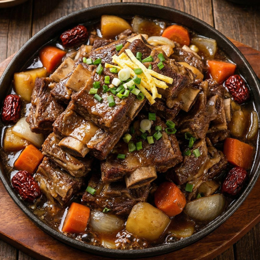 Spicy Galbi Jjim / 韩式辣炖牛肋排