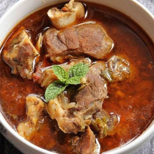 Mutton (Lamb) Curry Nepali Style with Rice