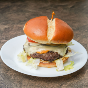 Mushroom Melt Burger