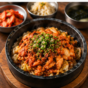 Dakgalbi Rice Bowl / 닭갈비 덮밥