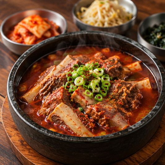 Spicy Brisket Galbitang / 매운 차돌 갈비탕