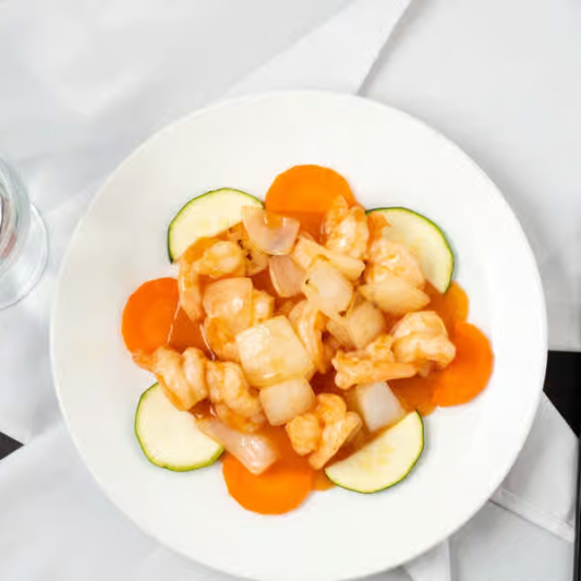K6. Szechuan Shrimp