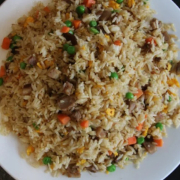 BBQ Pork Fried Rice 叉烧炒饭