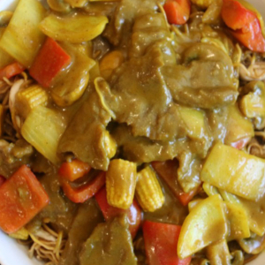 Curry Beef Chow Mein 咖喱牛肉炒面
