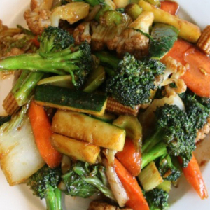 Vegetables & Satay Sauce 沙爹蔬菜