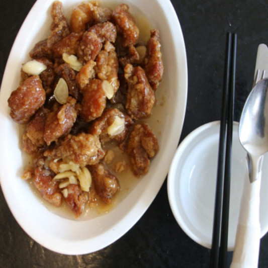 Honey Garlic Boneless Pork 蒜子蜜汁肉