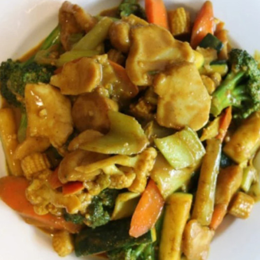 Curry Chicken Chop Suey 咖喱鸡杂菜