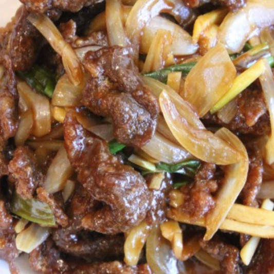 Deep-Fried Beef with Ginger & Green Onion 姜炸牛肉