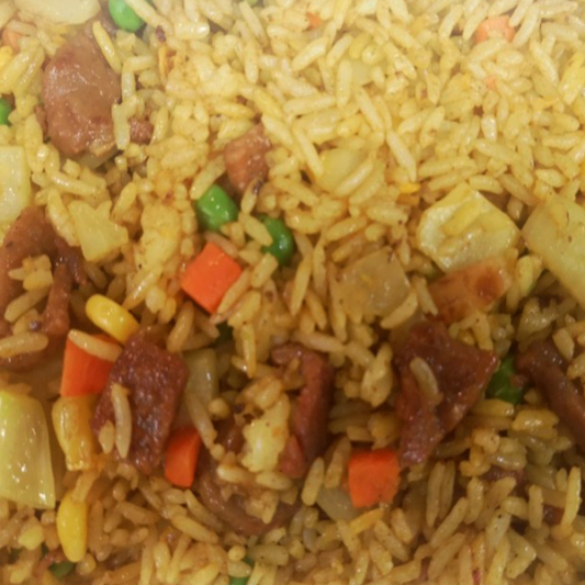 Dry Curry Beef & Vegetable Fried Rice 干炒咖喱牛肉饭