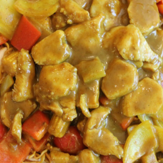 Curry Chicken Chow Mein 咖喱鸡肉炒面