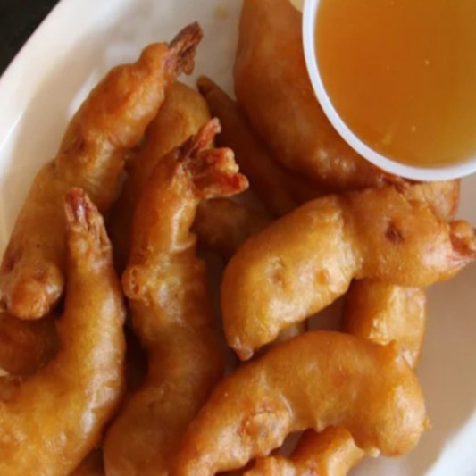 Deep-Fried Prawns with Lemon Sauce 西柠炸虾