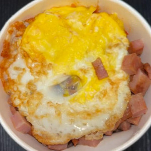 Spam and Kimchi Cup Bab