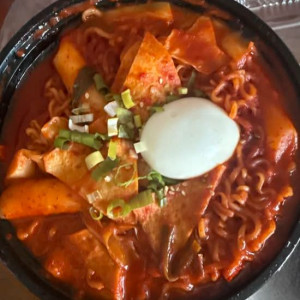 S-10. Spicy Rice Cake with Ramen