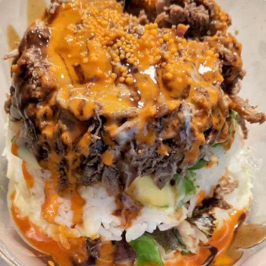 132. Bulgogi (Beef) Rice Tower