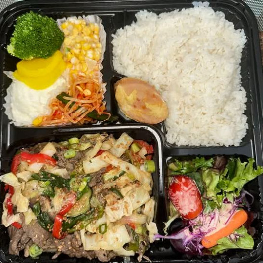 85. Rice Topped with Bulgogi