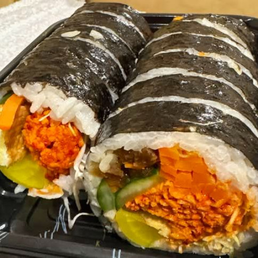 Spicy Crab Salad Kimbap