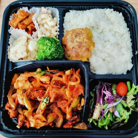 93. Pork Belly Squid Bulgogi