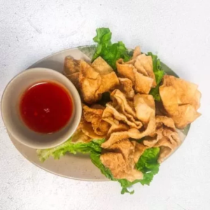 F. Deep-Fried Wontons / Ho&agrave;nh Th&aacute;nh / 酸辣炸云吞