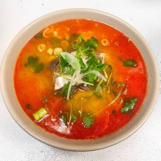 20A. House Special Satay Peanut Butter Coconut Milk Soup / Phở Đặc Biệt Sat&eacute; / 特别沙嗲汤粉
