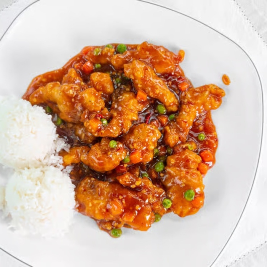General Tso Chicken Chinese Entr&eacute;e