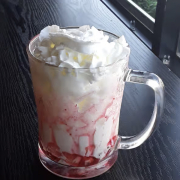 Coconut and Strawberry Iced Blend