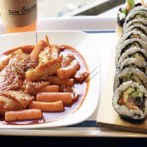 DBK + Vegetable Kimbob + Drink