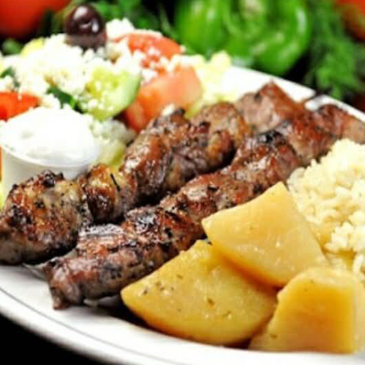 Pork Souvlaki Dinner