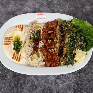 Mezze - 5 Appetizers on One Plate