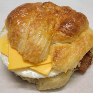 Bacon + Egg + Cheese Croissant Sandwich