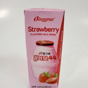 Korean Strawberry Milk Drink