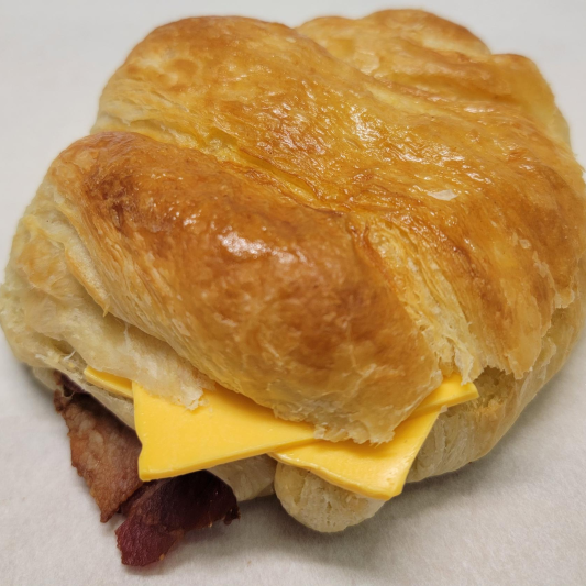 Bacon + Cheese Croissant Sandwich