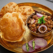 Channa Poori Plate