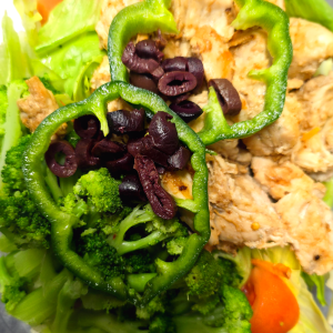 Grilled Chicken with Broccoli Salad