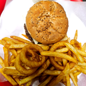 Cheeseburger Basket