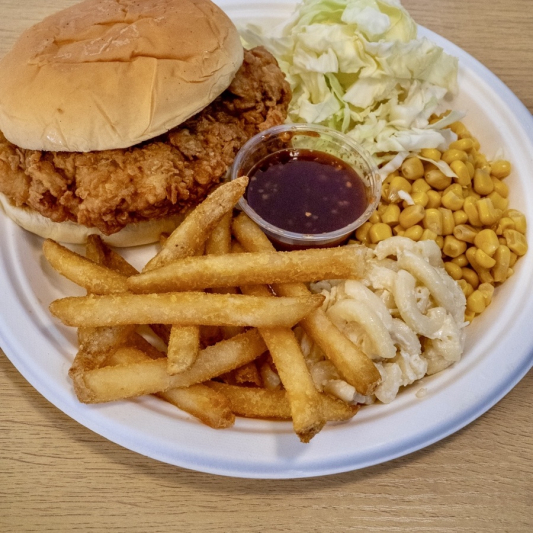 Da K Chicken Sandwich Plate