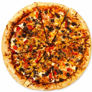 Firehouse Loaded Beef Pizza