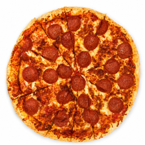 Loaded Beef Pepperoni Pizza