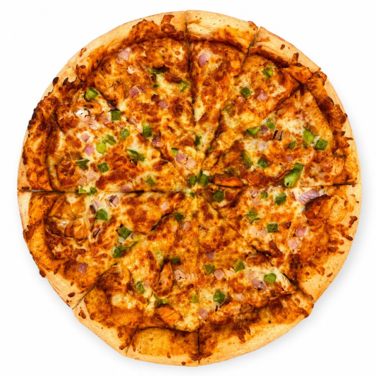 Loaded Butter Chicken Pizza