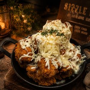 32. Sizzle Pan Cheese Chicken
