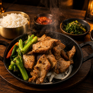 8. Charcoal-Grilled Pork BBQ