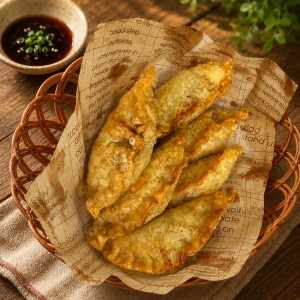44. Fried Meat Dumpling (7 pcs)