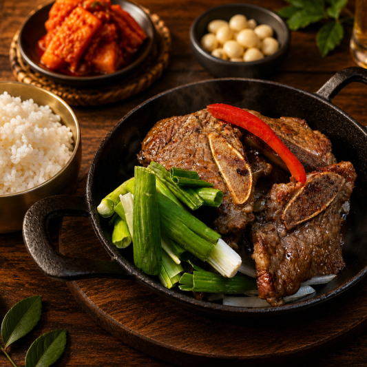22. Garlic Soy-Marinated Beef Short Ribs (LA Galbi)