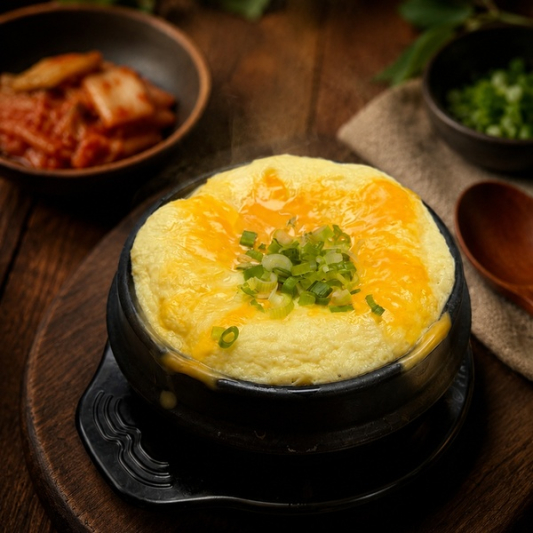 58. Bomb Cheese Steamed Egg