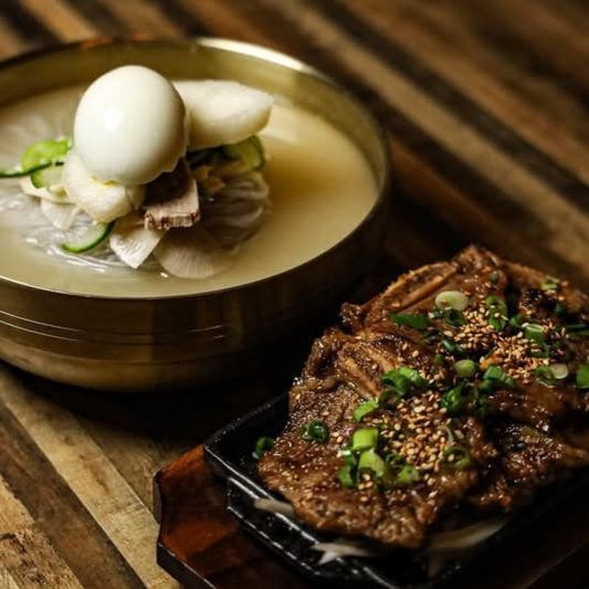 Cold Noodles + LA Galbi / 물냉면+LA갈비