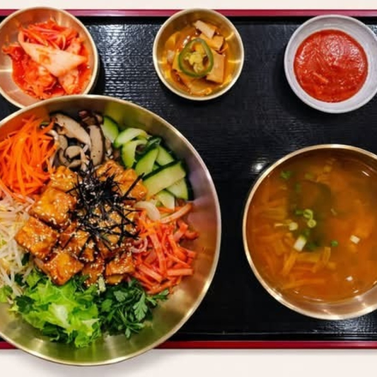 Vegan Tofu Bibimbap / 비건 비빔밥