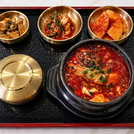 Soft Tofu Soup Soondubu / 순두부