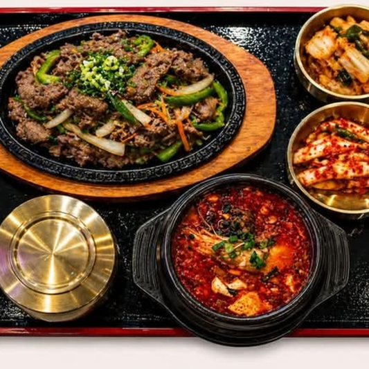 Soft Tofu Soup + Beef Bulgogi / 순두부 + 불고기