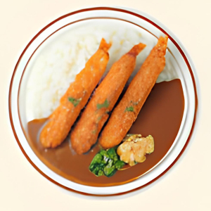 Shrimp Curry Katsu Rice 새우카레카츠밥