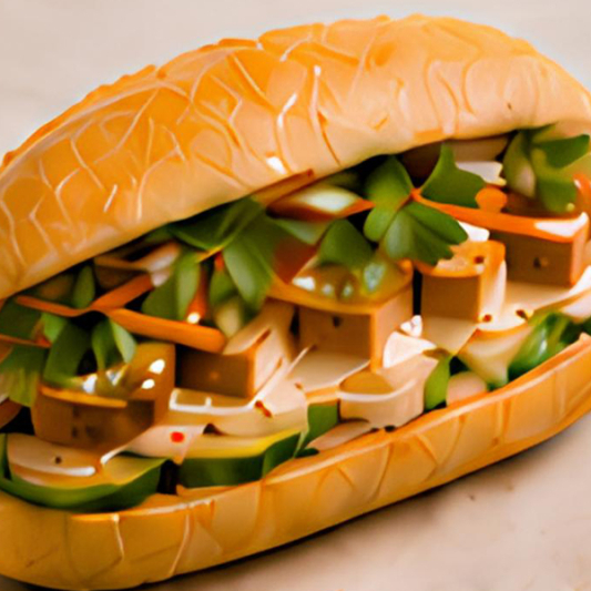 Fish Cake Sandwich
